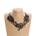 Leaf Art Nouveau Inner Tube Necklace