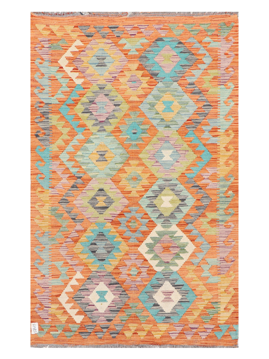 Maimana Kilim - 171 × 106 cm (5'7" x 3'6")