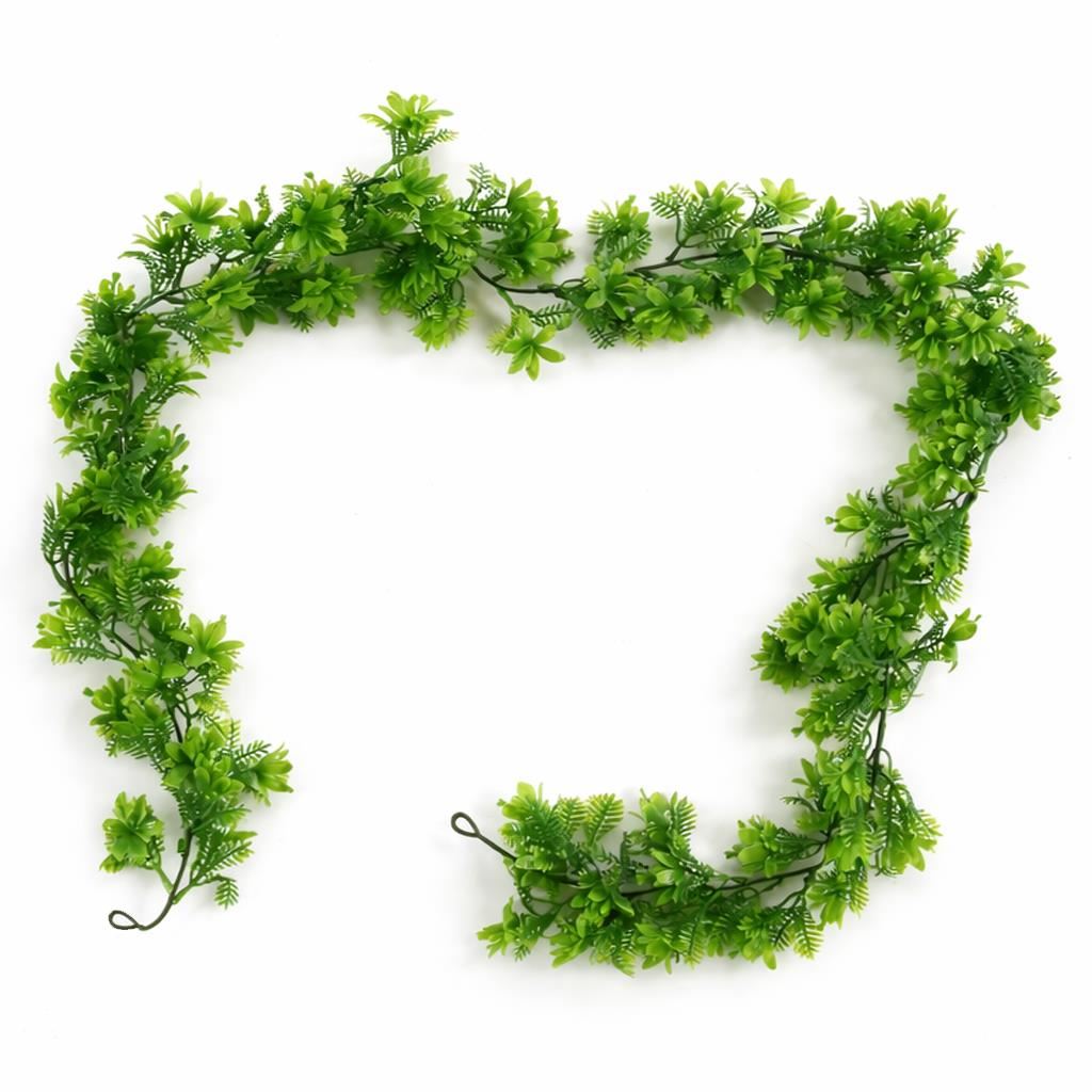 160cm Artificial Green Floral Garland Hanging Foliage Decoration - Premium Quality