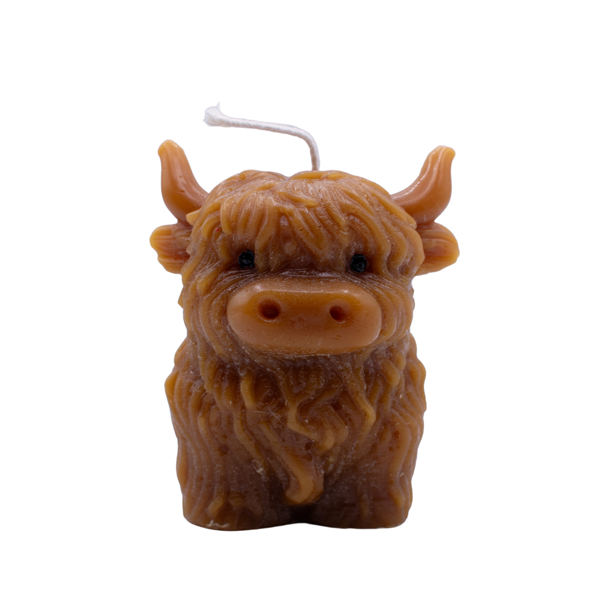 Highland Cow Beeswax Candle