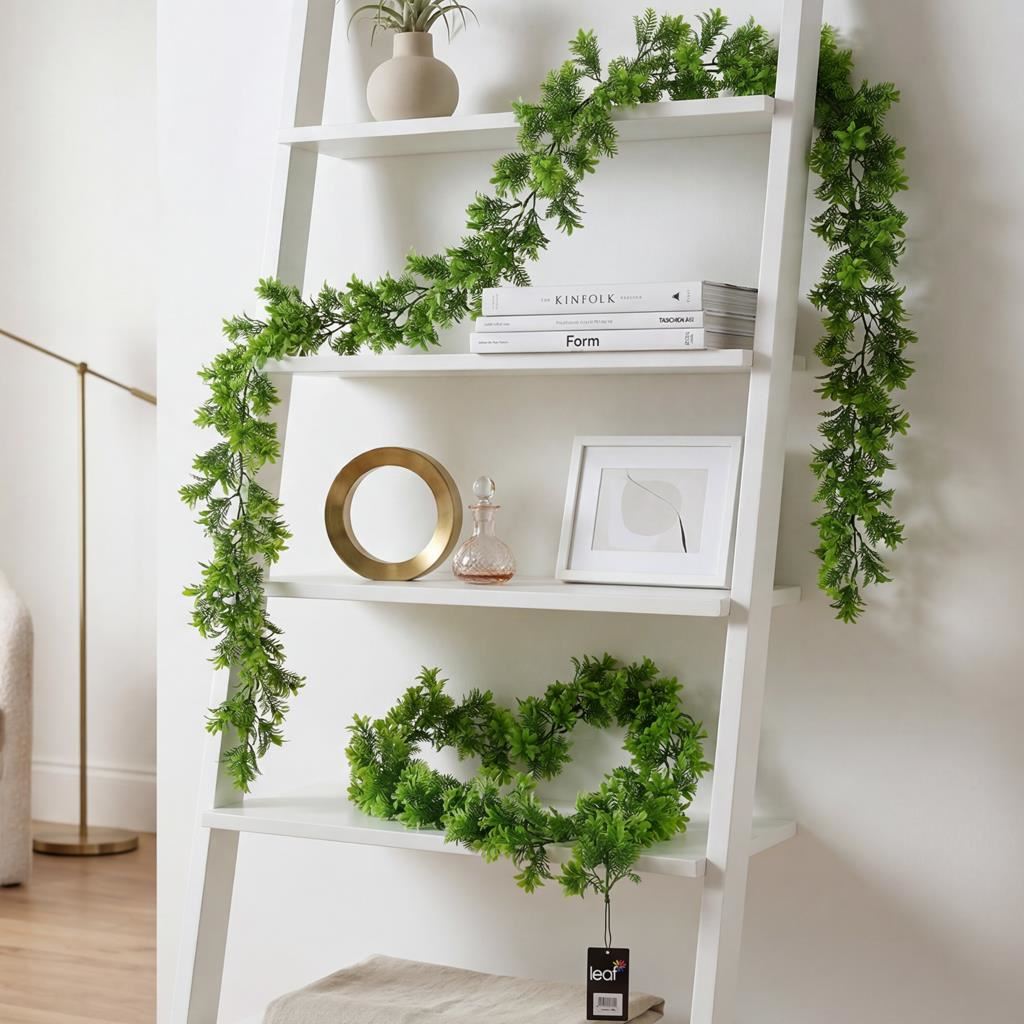 160cm Artificial Green Floral Garland Hanging Foliage Decoration - Premium Quality