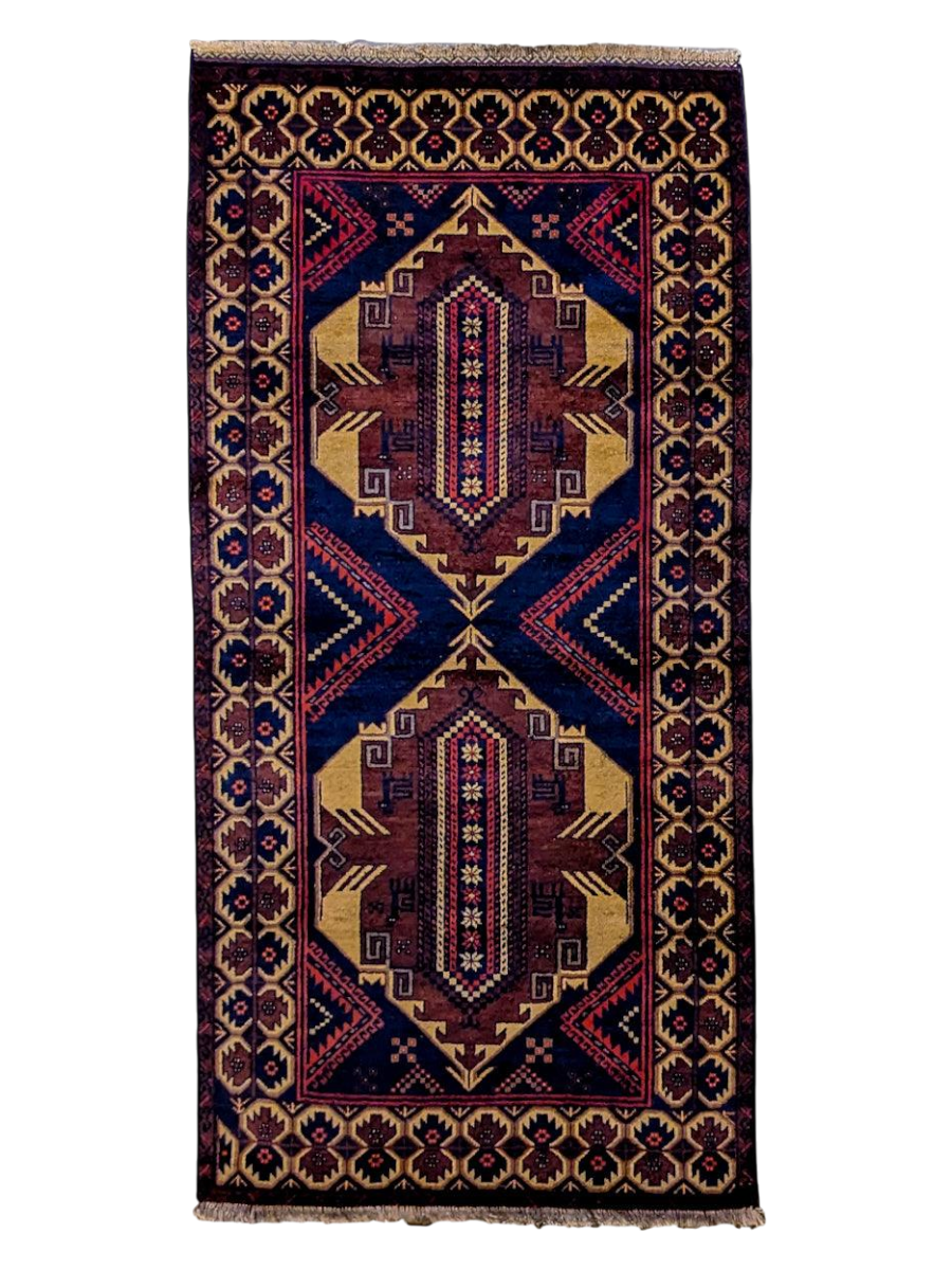 Baluchi Tribal Rug  - 208 x 110 cm