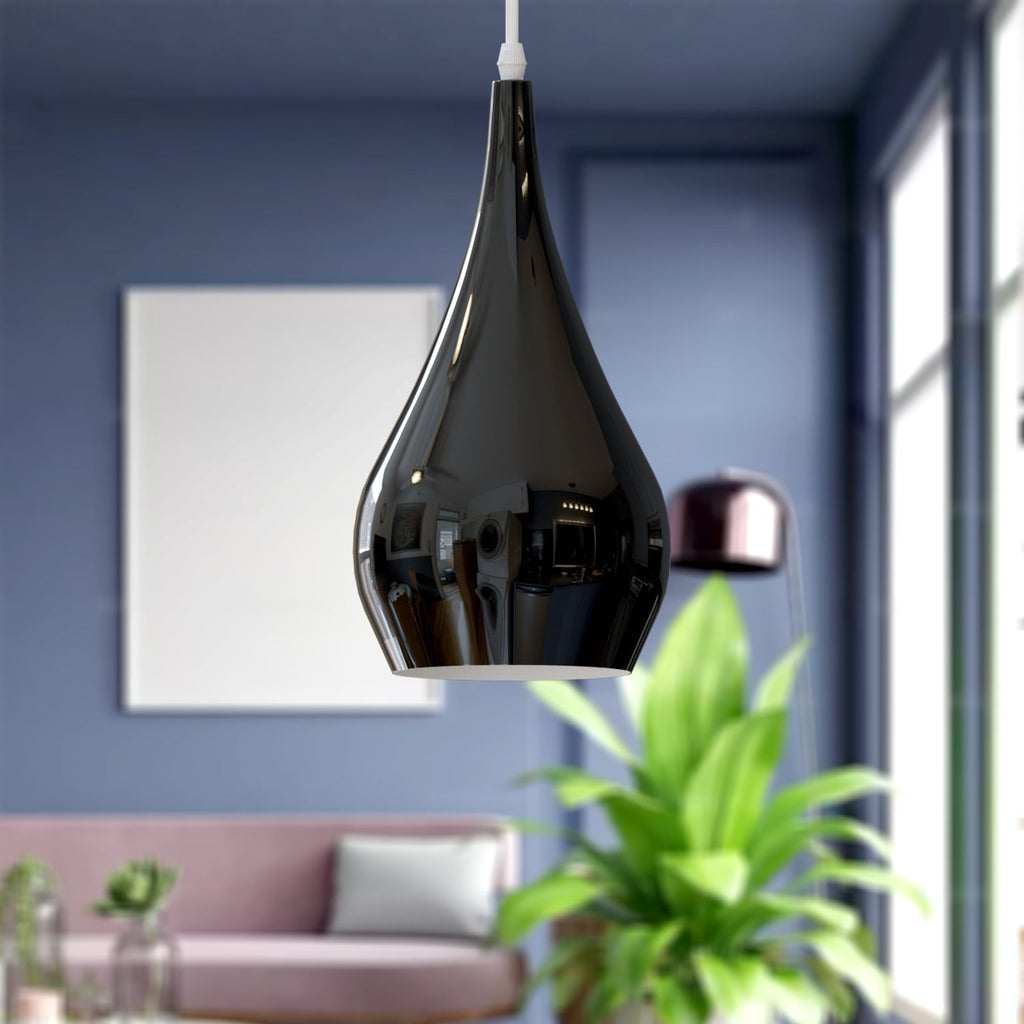 Tear Drop  industrial  Ceiling Light Lamp Shade ~ 3980