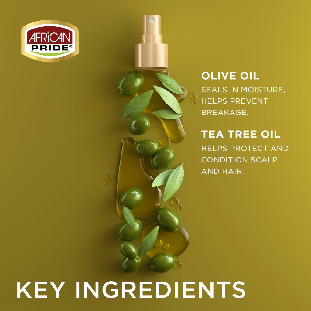African Pride Olive Miracle Moisture Restore Curl Refresher 355ml