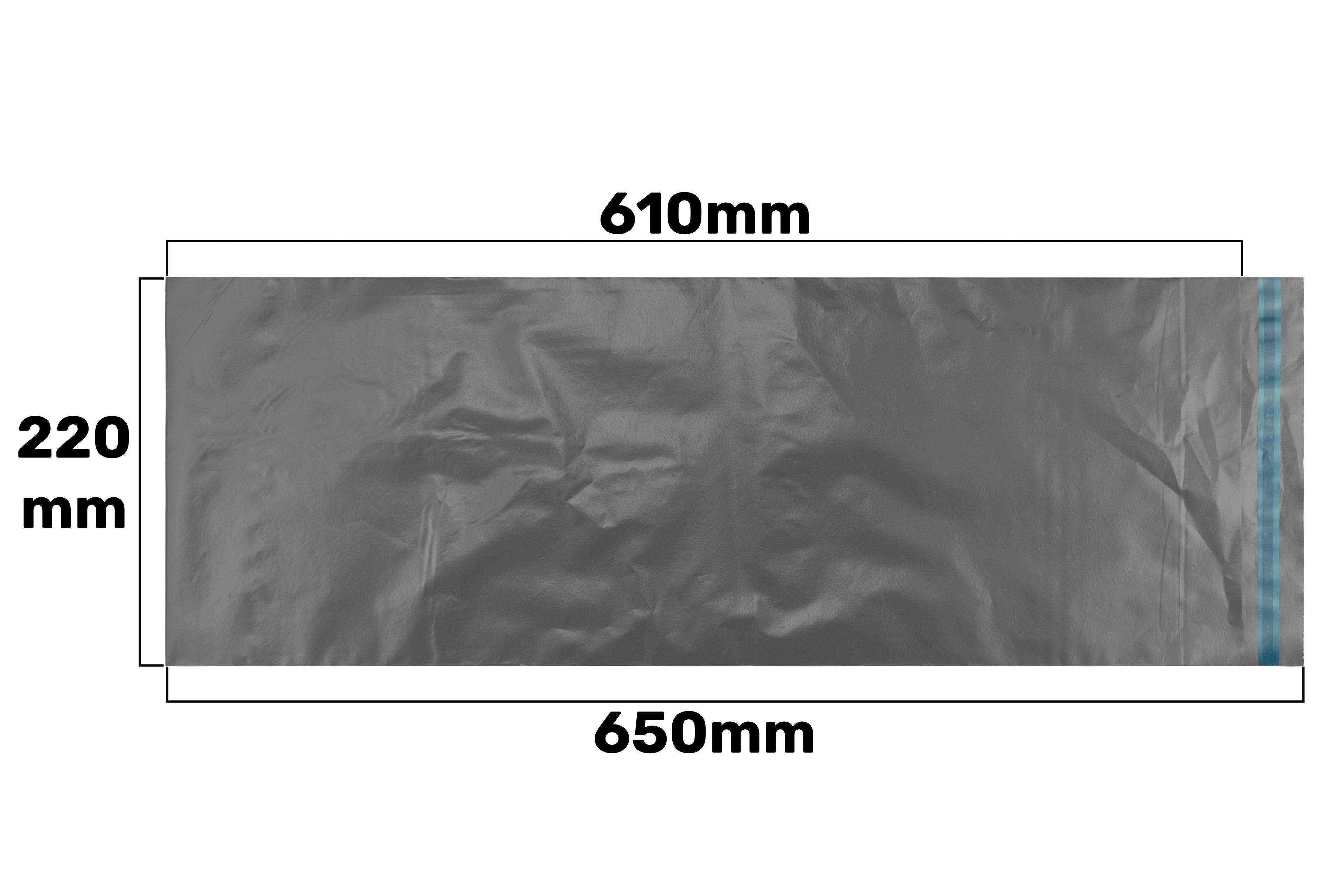 Gray Mailing Bag 610mm x 220mm DIY Workshop Accessory Home and Garden Use