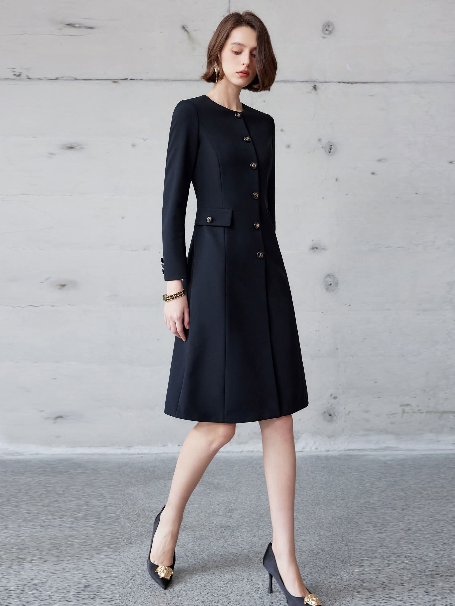 The Midnight Sapphire Dress