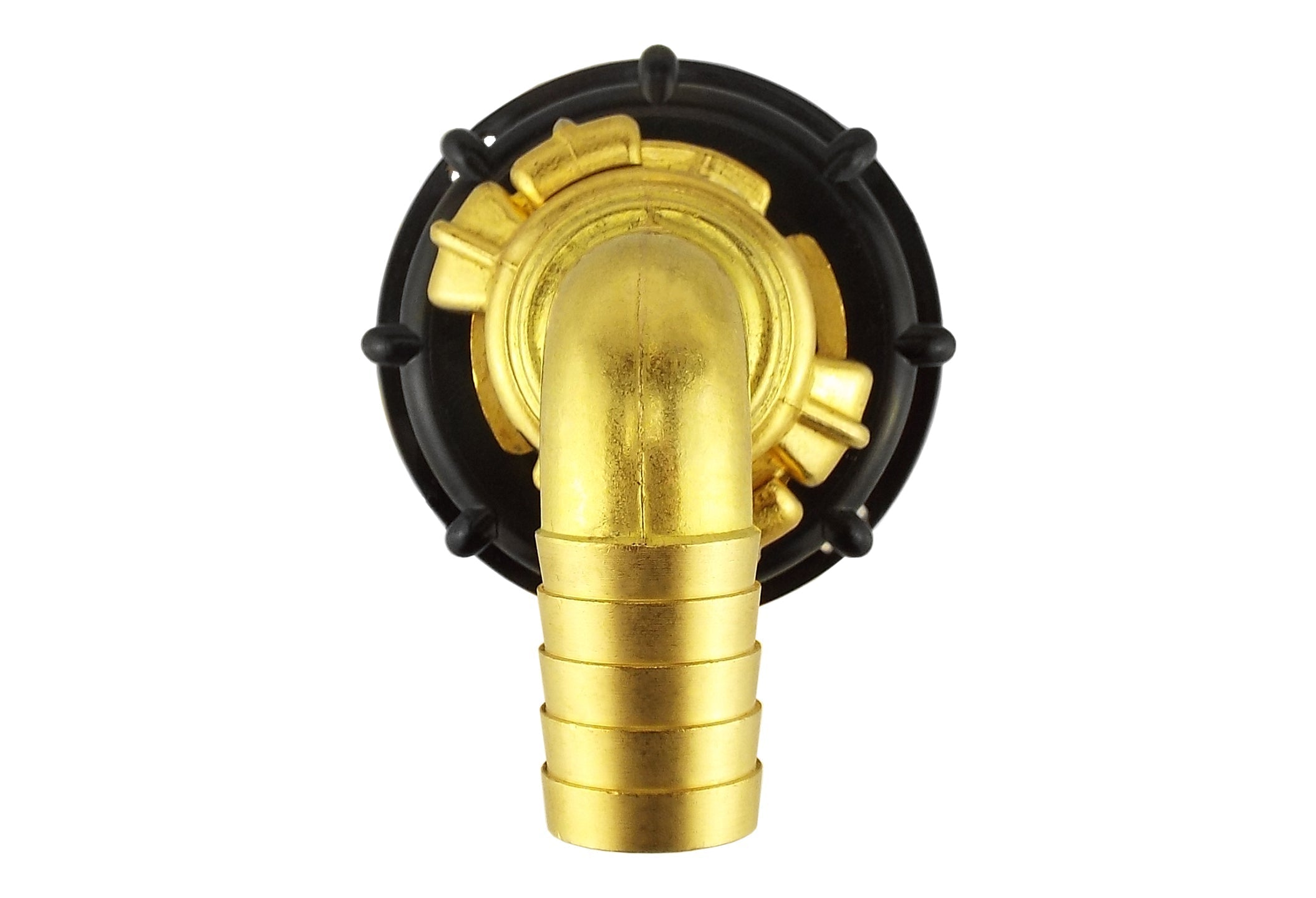 IBC 2 S60X6 Cap with Geka Type Fittings 19mm Barb Swivel Elbow Hose Pipe Fitting