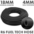 Rubber 18mm Braided Fuel, Oil Hose SAE J30 R6 for Pipe and Water Fitting