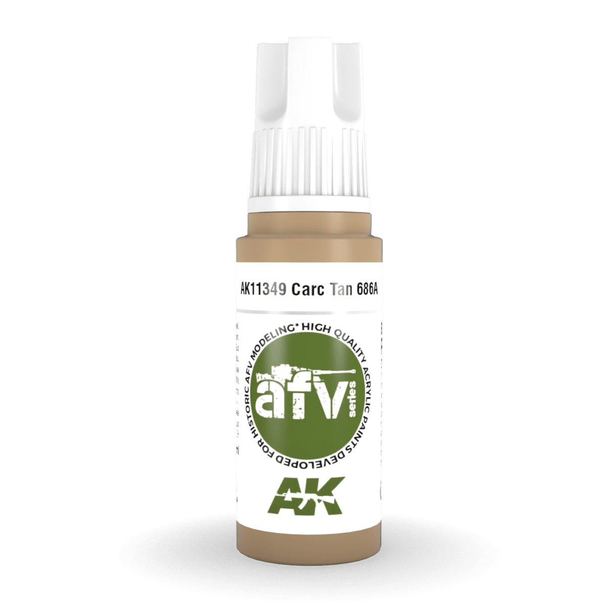 AK Interactive 3rd Gen Acrylic - CARC Tan 686A (FS33446) 17ml (AK11349)