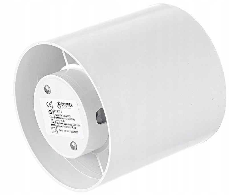 Euro 2 In Line Bathroom Fan 120mm DIY Tool Accessory Home and Garden Use