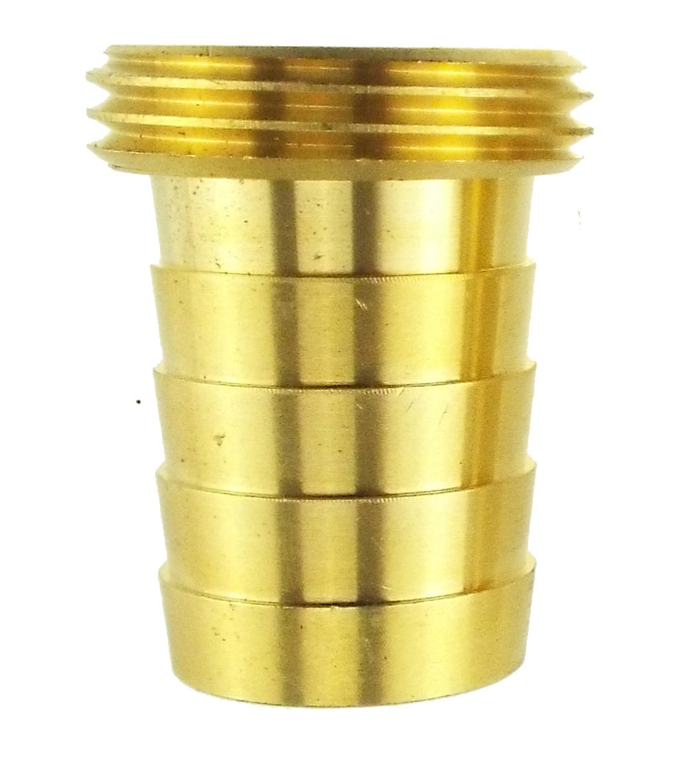 Brass Adaptor 3/4in BSPM- 15mm Pipe and Water Fitting Garden Water Connector