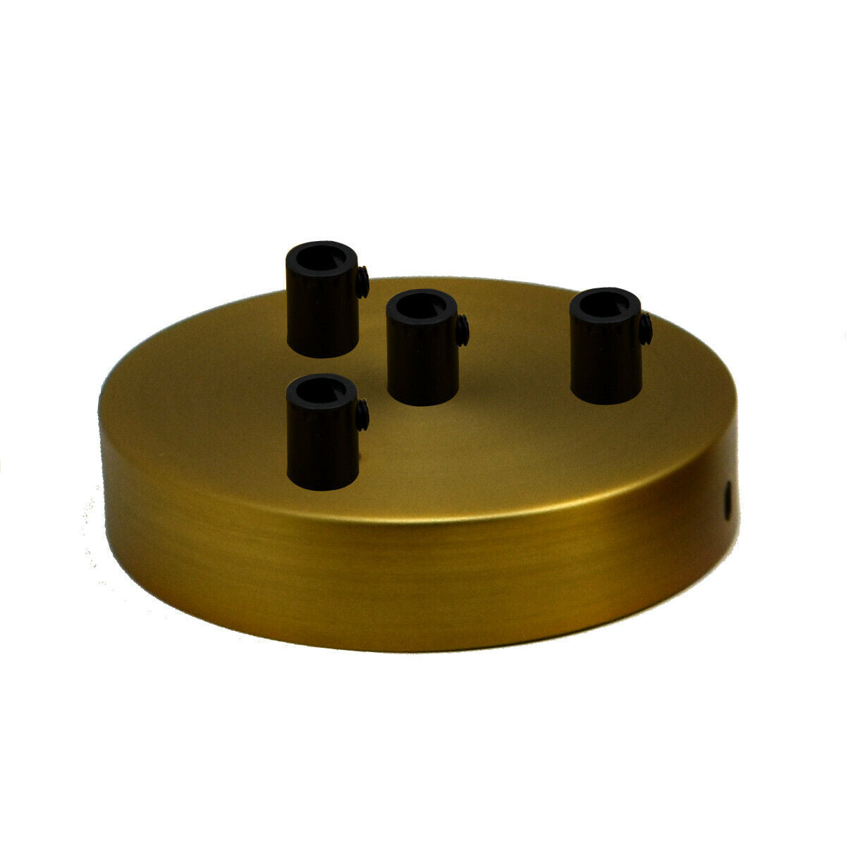 120mm Yellow Brass 4 Outlet Ceiling Rose Pendant Light Fitting ~2753